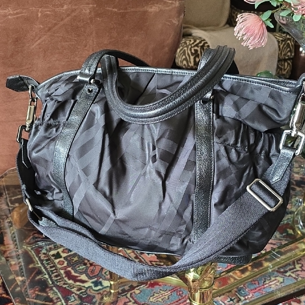 Burberry Black Baby Bag with Spacious Design